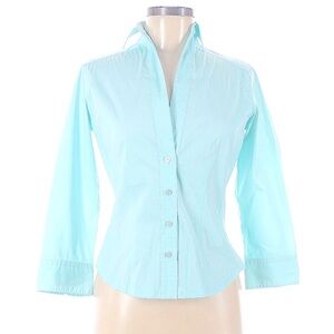 ❌SOLD❌ Byron Lars Light Blue Collared Shirt 8